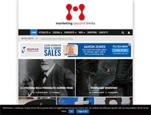 Tablet Screenshot of marketingbeyondlimits.com